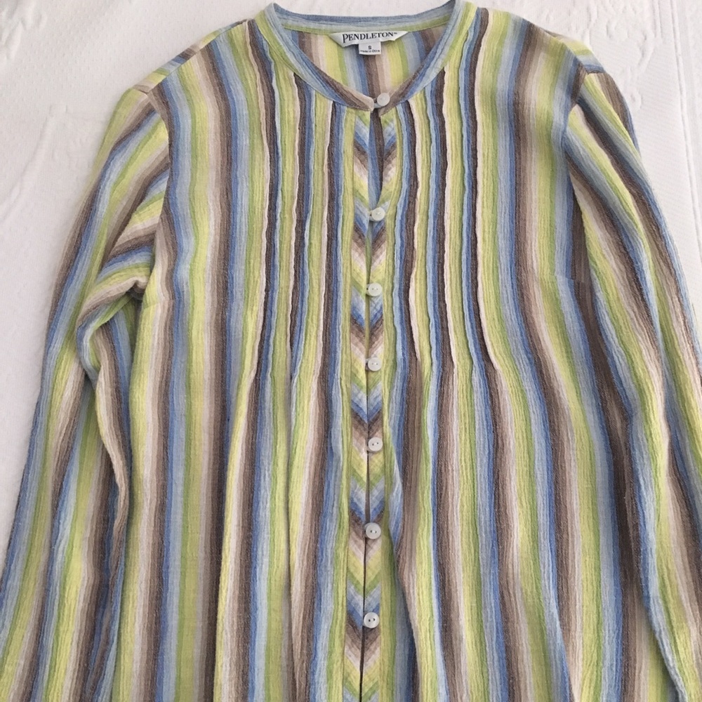 Pendleton multi-colored long sleeve top